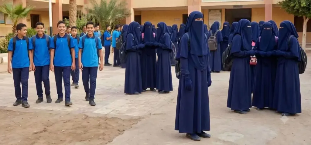 نقاب وإدناء للبنات.. منشور مدرسة إعدادية عن الزي الموحد يثير الجدل في قنا.. ومسؤول: جار الفحص