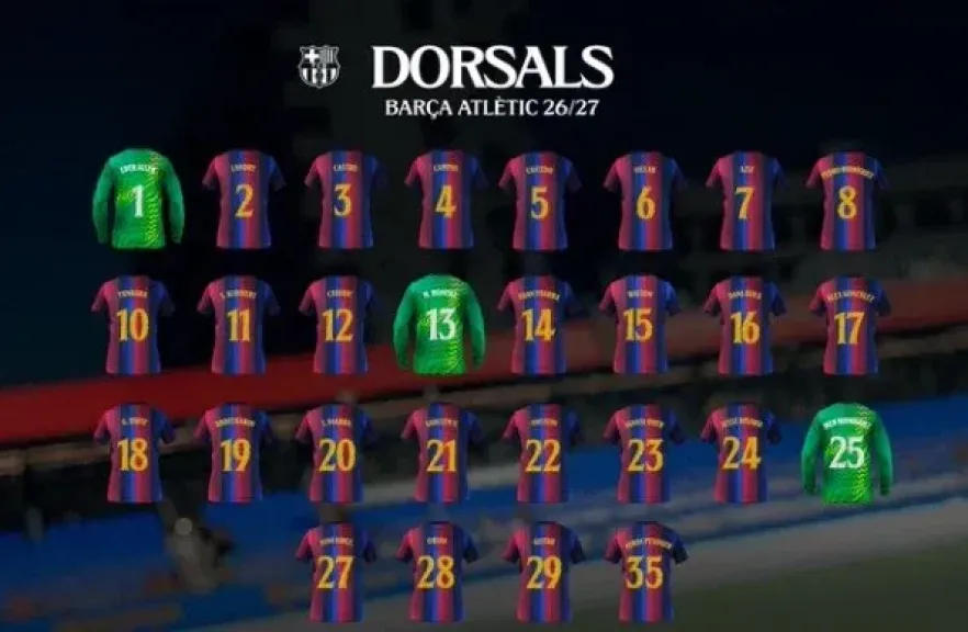 برشلونة يعلن تسجيل حمزة عبد الكريم في فريق الرديف بالقميص 19