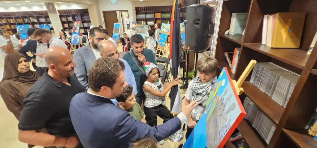 سفارة فلسطين بالقاهرة تنظم المعرض الفني ”أنامل مبدعة ” للأطفال القادمين من قطاع غزة