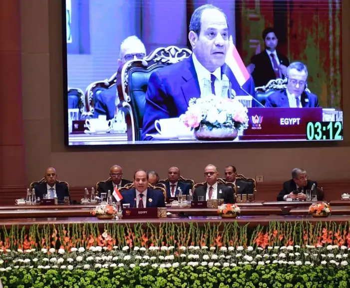 خلال قمة بريكس الـ18 في نيودلهي.. الرئيس السيسي يدعو لشراكات عملية وتحرك دولي لمواجهة الأزمات