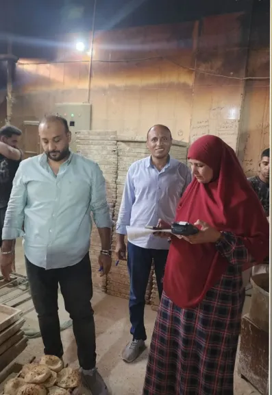 تموين بنى سويف يحرر١٤٥ مخالفة تمونيه خلال حملة رقابية على المخابز البلدية