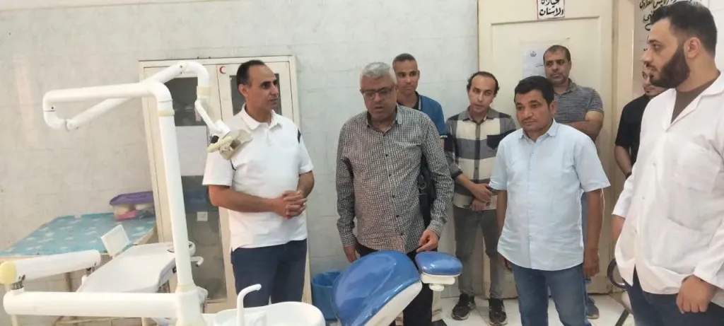 وكيل وزارة الصحة ببنى سويف يتفقد وحدة اقفهص بالفشن