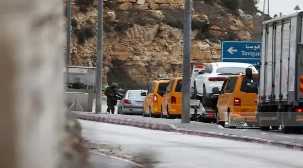 جانب من الاغلاقات في الضفة الغربية