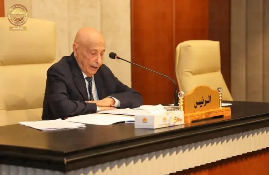المستشار عقيلة صالح رئيس مجلس النواب الليبي