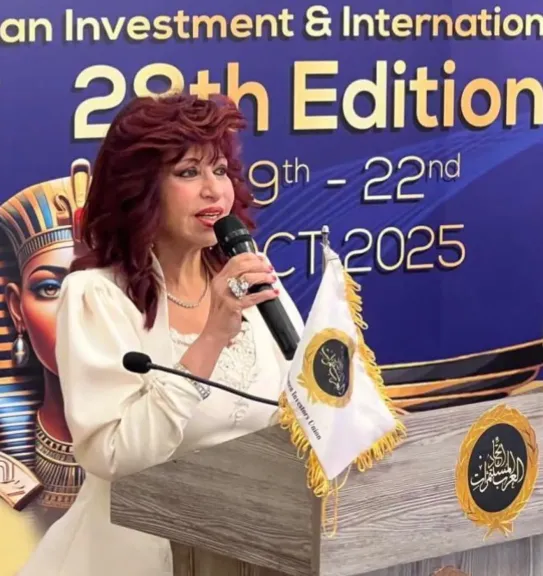 تزامنا مع اليوم  العالمي للسلام ..”هدى يسى ”  تشارك  في مؤتمر الاتحاد الدولي للمنظمات غير الحكومية بموسكو