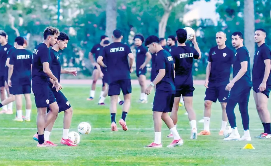 الزمالك ينهي تدريباته لمباراة غزل المحلة في الدوري