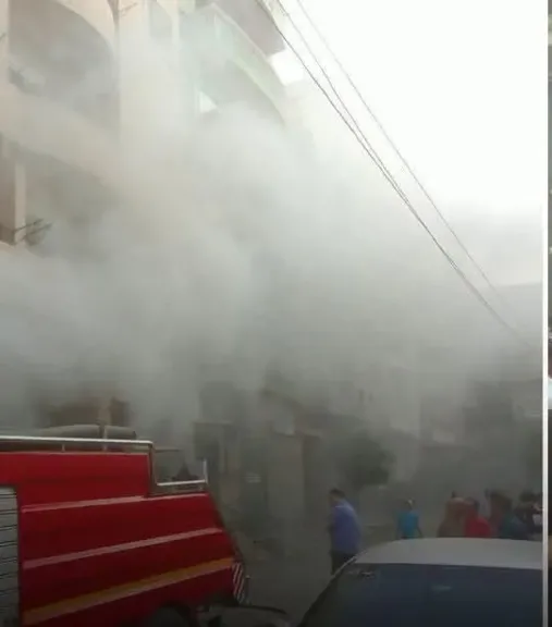 حريق مفاجئ يلتهم منزلًا خلف محكمة شبين القناطر.. والحماية المدنية تسيطر بسيارتي إطفاء