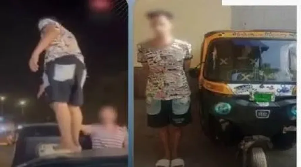 بسبب أولوية المرور.. ضبط شخص ظهر أعلى سقف سيارة وأتلفها في الجيزة