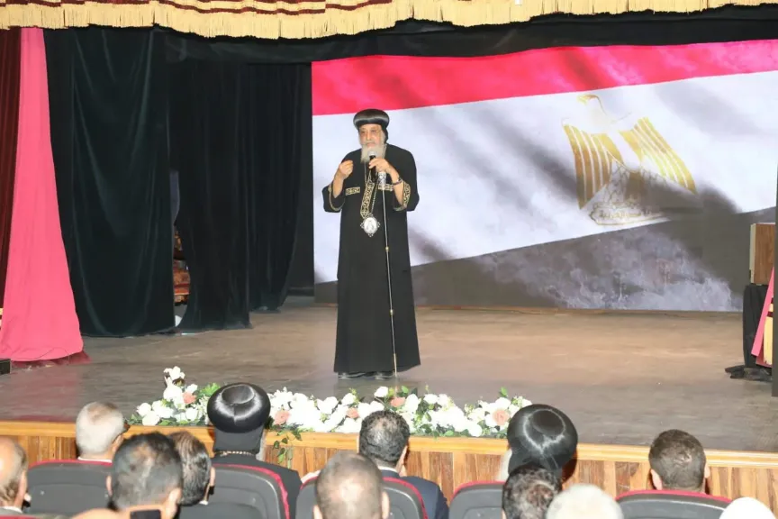 البابا تواضروس نحنو نحتمى بالله اولاً ثم بااخوتنا المسلمين