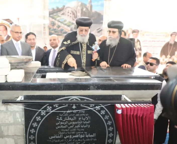 من وضع حجر أساس كاتدرائية الفشن إلى تدشين كنيسة القديسين.. تفاصيل 3 أيام قضاها البابا تواضروس في بني سويف