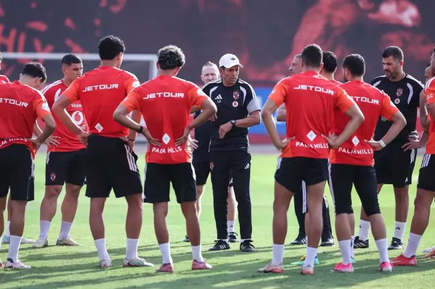 الأهلي يواصل تدريباته بقيادة عموتة استعدادا للمباريات المقبلة