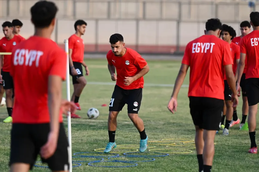 تدريب استشفائي لمنتخب الشباب بعد الفوز على ليبيا