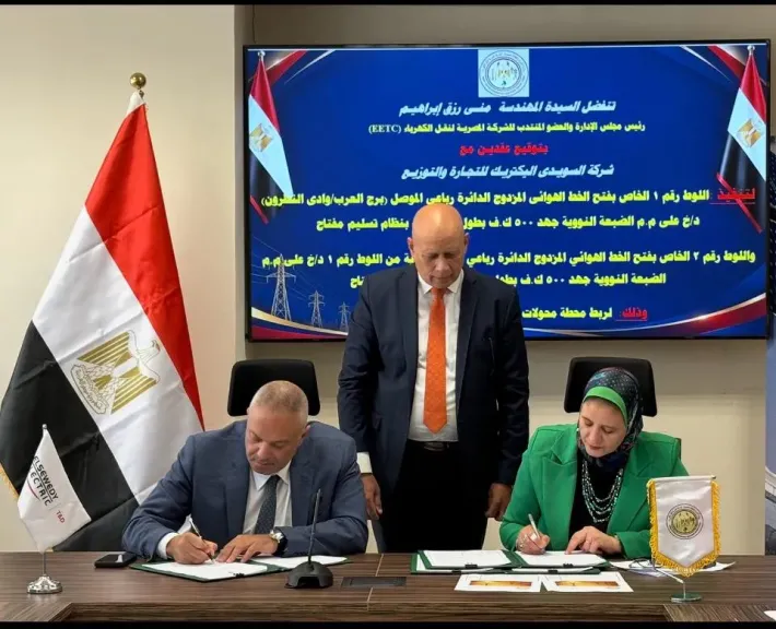ربط محطة الضبعة بالشبكة القومية بعقدين مع السويدي إلكتريك