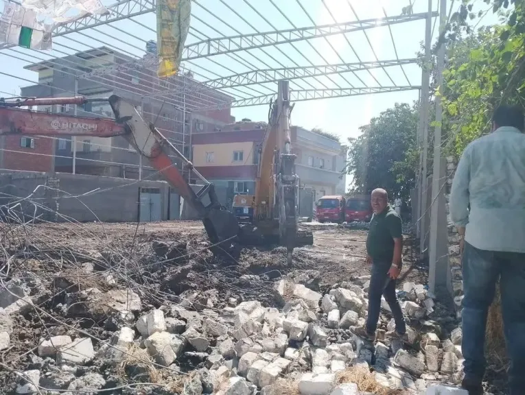 حملة  لإزالة المخالفات بالسنبلاوين
