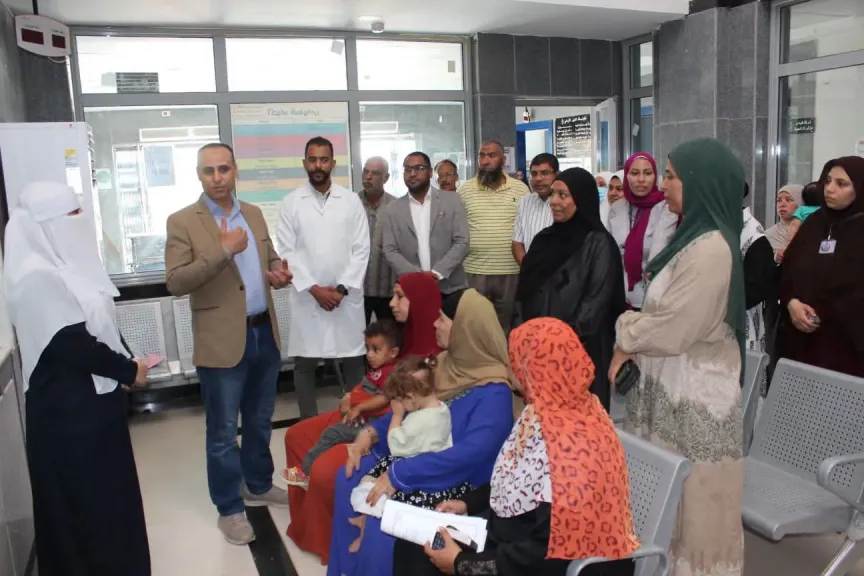 وكيل صحة بني سويف يتفقد وحدة طب أسرة الزيتون