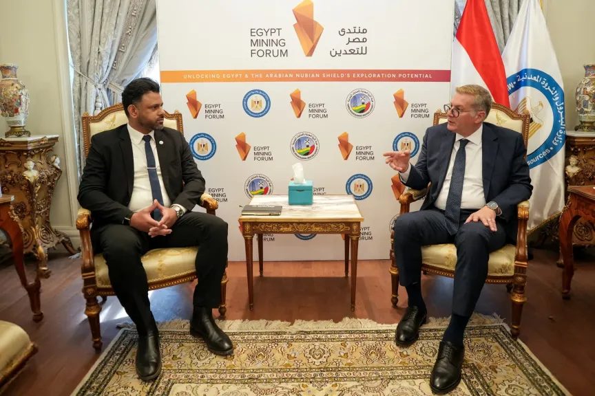 بدوي يبحث ربط «وورلي» بشركات التعدين في مصر لتنفيذ مشروعات جديدة