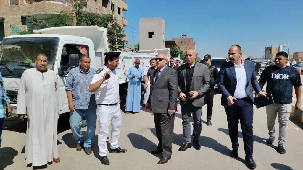 مدير أمن بني سويف يتابع حملة بببا أسفرت عن إزالة 318 حالة إشغال