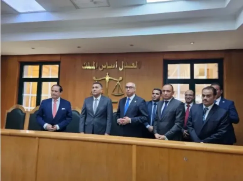 العدالة الرقمية في بنها.. رئيس مجلس الدولة يتفقد منظومة أرشفة القضايا والإيداع الإلكتروني