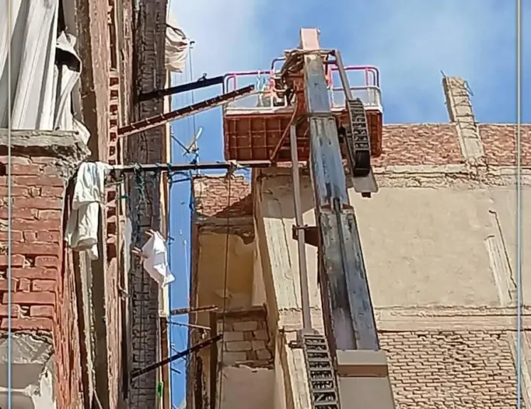 م ايمن عطية :إزالة  عقار شارع المازني بأسلوب علمي حذر تحت إشراف هندسة الإسكندرية
