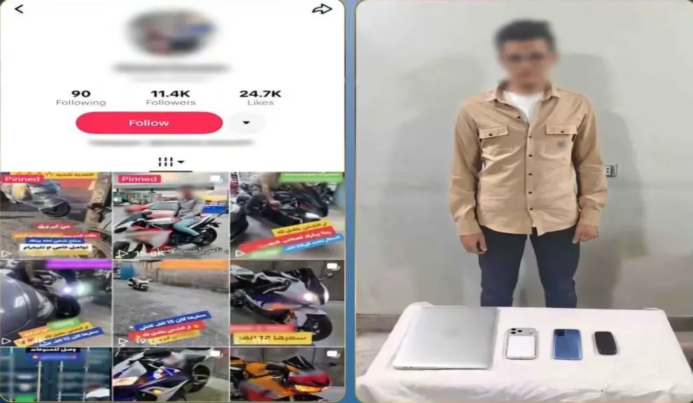 دراجات نارية مهربة .. ضبط طالب بأسيوط يدير صفحة لبيعها بأسعار مخفضة والاستيلاء على أموال راغبي الشراء بحجة الشحن