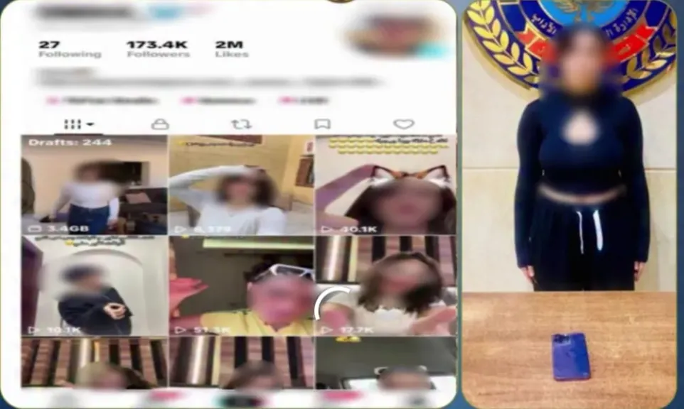 لرقصها بملابس خادشة للحياء.. القبض على صانعة محتوى بالتجمع الأول