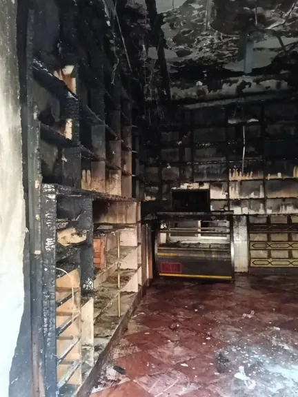 السيطرة على حريق محل بقالة بقرية الغرق في الفيوم.. والماس الكهربائي وراء اشتعال النيران