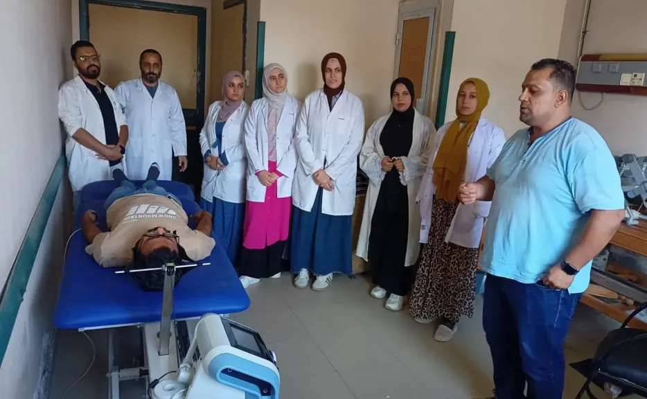 صحة بني سويف تدعم 5 مستشفيات بأجهزة حديثة للعلاج الطبيعي