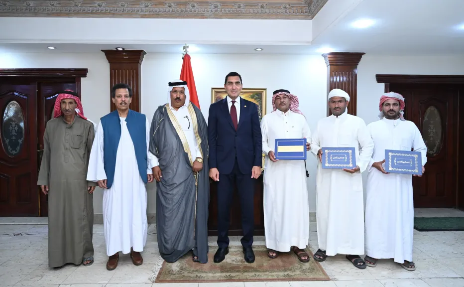 وزير الرياضة يكرم أبطال الهجن بعد إنجازهم في مهرجان ولي العهد بالطائف