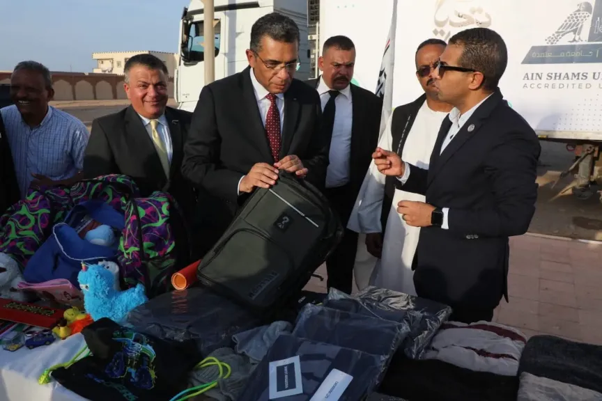 محافظ البحر الأحمر يطلق قافلة «تحيا مصر» لدعم أهالي مدن الجنوب