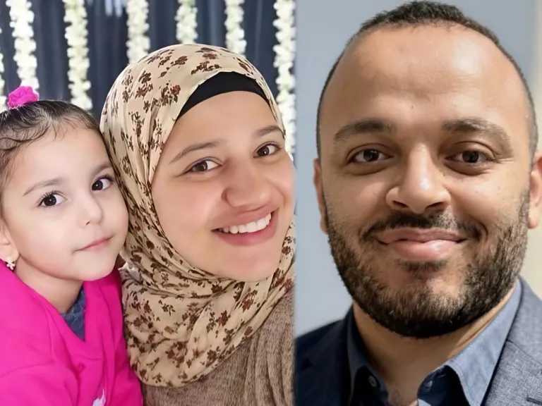 «كنت أظن أنني سأسبقكِ رحيلًا».. زوج يرثي زوجته وابنته وجنينه ضحايا حادث قها
