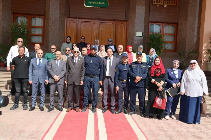 جامعة المنوفية تنفذ محاكاة لمواجهة الحرائق وإخلاء المباني بالتعاون مع الحماية المدنية