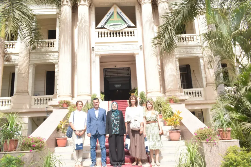 جامعة بنها تبحث مع وفد كرواتي تنفيذ مشروعات بحثية مشتركة