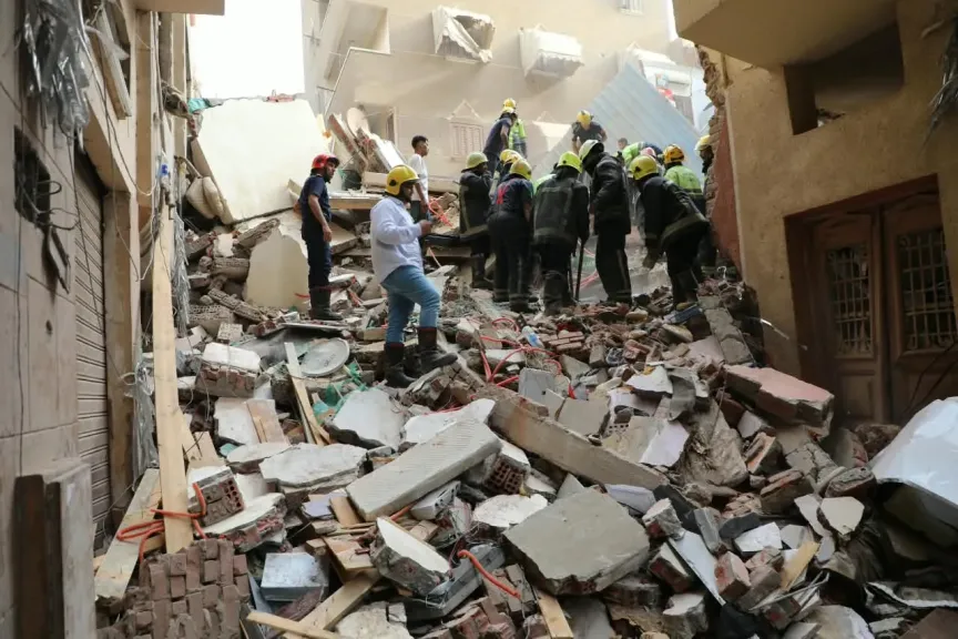 محافظ القاهرة لـ«النهار»: انتهاء البحث عن ضحايا عقار حدائق القبة وإخلاء المباني المجاورة