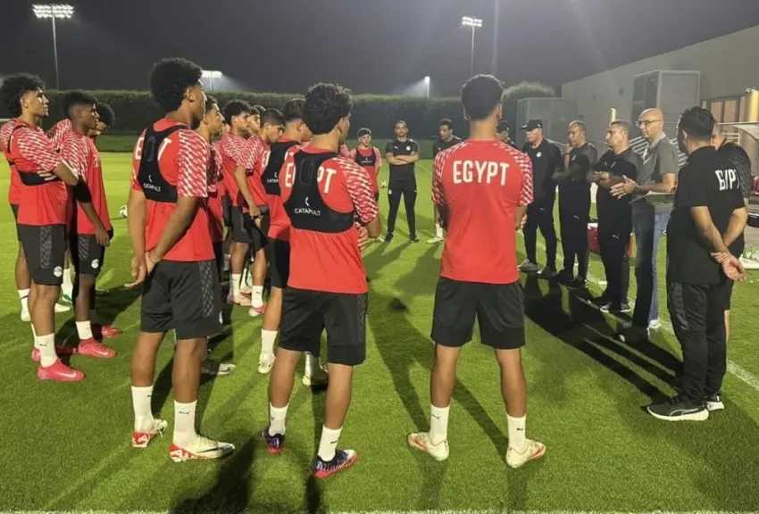منتخب الناشئين يخوض مرانه الأول في الدوحة استعدادًا لكأس الخليج
