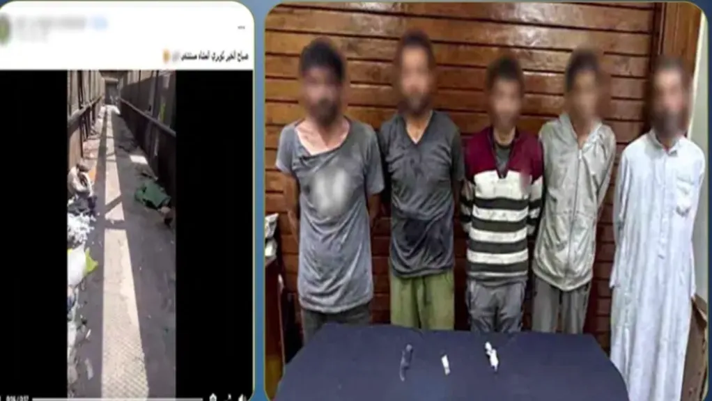 3 أسلحة بيضاء و5 متهمين.. تفاصيل ضبط أشخاص افترشوا كوبري مشاة بشبرا الخيمة