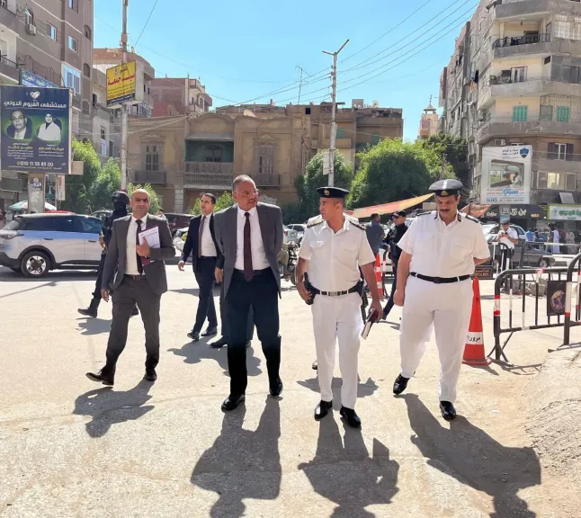 مدير أمن الفيوم يتفقد الخدمات الأمنية