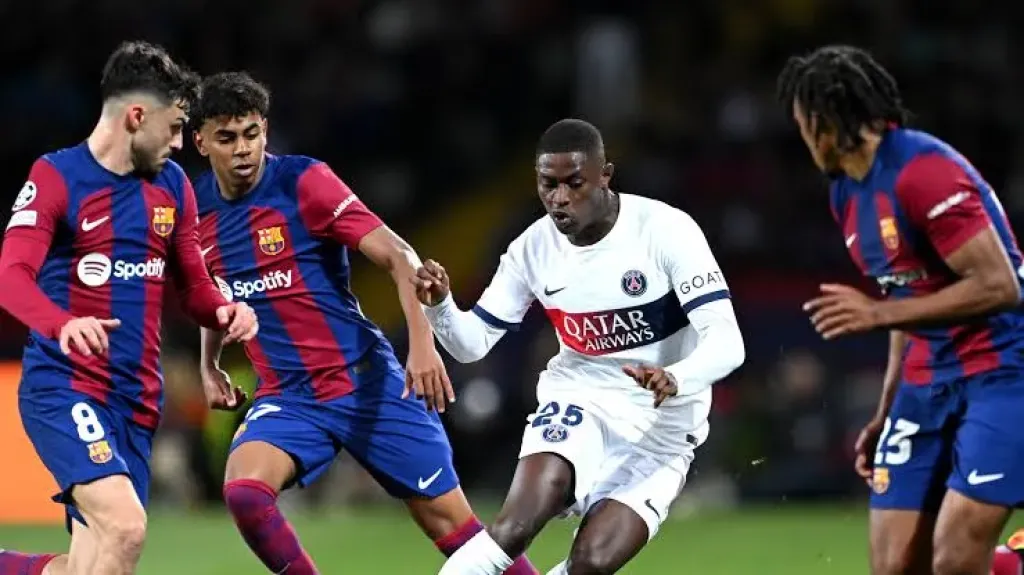موعد مباراة برشلونة وباريس سان جيرمان بدوري أبطال أوروبا