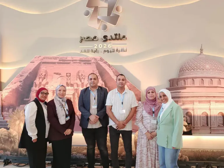 مشاركة فريق إدارة المبادرات الصحية ببني سويف في منتدى مصر 2026