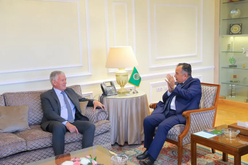 نبيل فهمي يبحث مع المبعوث الفرنسي لدعم الدولة الفلسطينية الجهود الرامية لوقف الانتهاكات الاسرائيلية وتوفير الحماية للشعب الفلسطيني