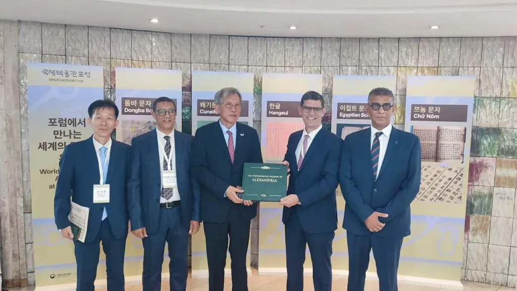 من توثيق الماضي إلى مستقبل التراث.. مكتبة الإسكندرية تشارك في ملتقى الهانجول بكوريا الجنوبية