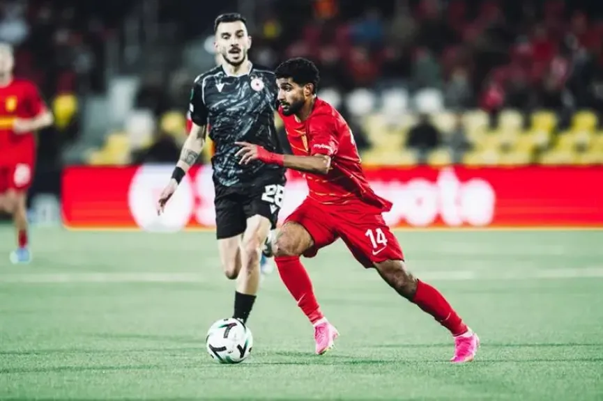 ثنائية إبراهيم عادل تضعه بجوار صلاح ومرموش في سجل دوري المؤتمر الأوروبي