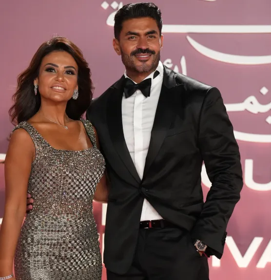خالد سليم وزوجته 