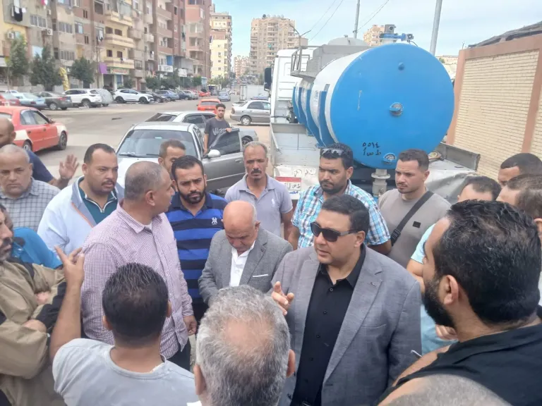 رئيس مياه القناة الجديد يراجع معدات السيول ويرفع الاستعداد للشتاء