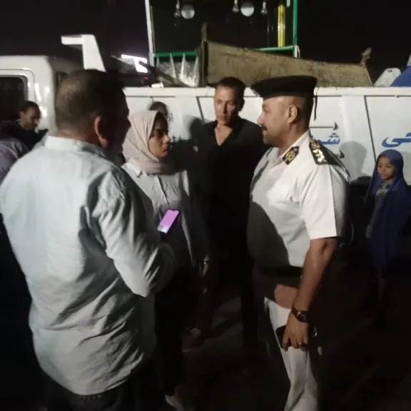 حملة مكبرة لرفع الإشغالات ومصادرة التروسيكلات وعربات الكارو بشبرا الخيمة
