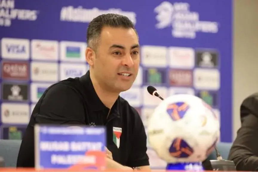 مدرب منتخب فلسطين: عدي الدباغ مصدر فخر لنا.. ووسام أبوعلي قد يغيب عن أمم آسيا
