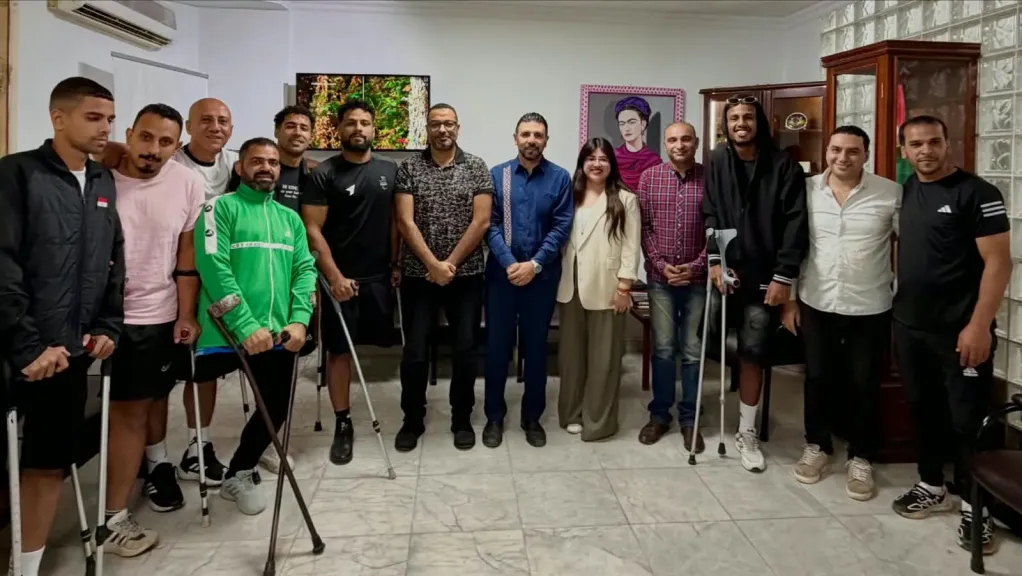 سفارة المكسيك بالقاهرة تستقبل منتخب مصر لمبتوري الأطراف قبل المونديال
