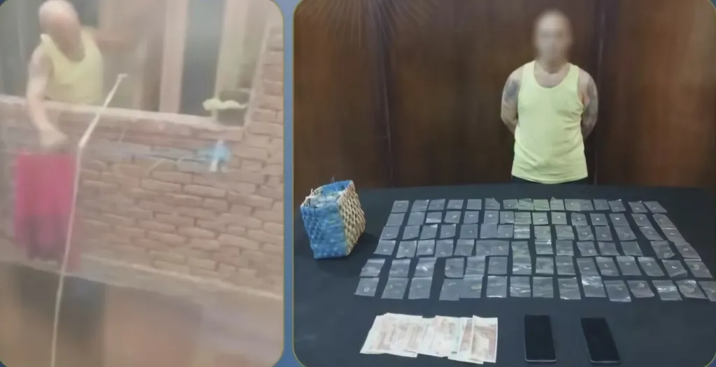 ضبط عاطل يتاجر في مخدر البودر من بلكونة منزله بالمرج بعد تداول فيديو يوثق الواقعة