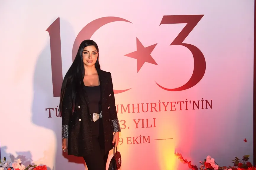 كلوديا حنا في ضيافة السفير التركي صالح موطلو شن احتفالًا بمرور 103 أعوام على تأسيس الجمهورية التركية