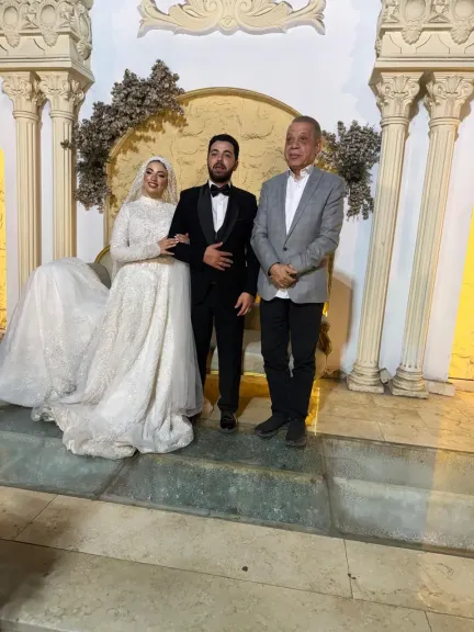 النائب أسامة شرشر يهنئ المهندس جمال علي الجمال بزفاف نجله الحسين