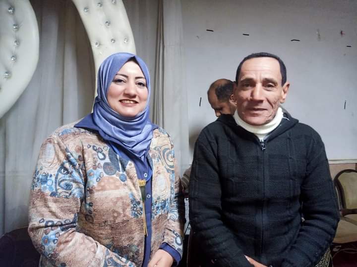 الشاعر السيد العبد مع رئيس قطاع وسط الدلتا الثقافي